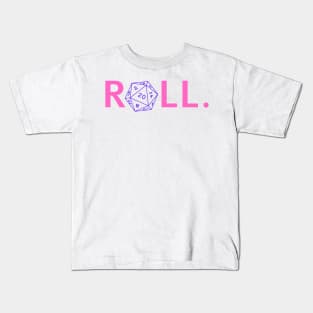 Roll. RPG Shirt pink and purple Kids T-Shirt